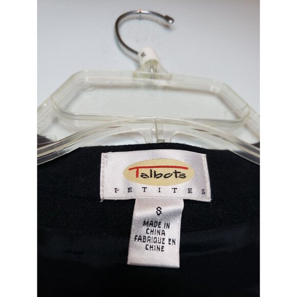 Talbots Womens Petite Sz S Vest Button Up Christmas Wool Blend Winter Holiday - Picture 5 of 6